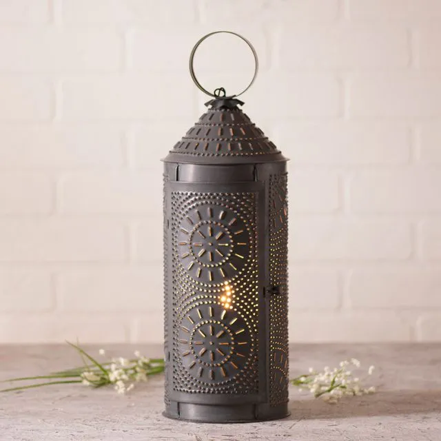 18-Inch Chimney Lantern in Kettle Black