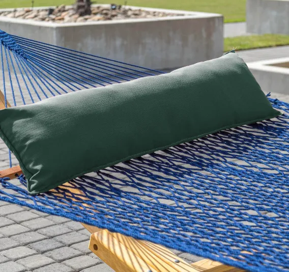 52" Long Hammock Pillow - Sunbrella® Green