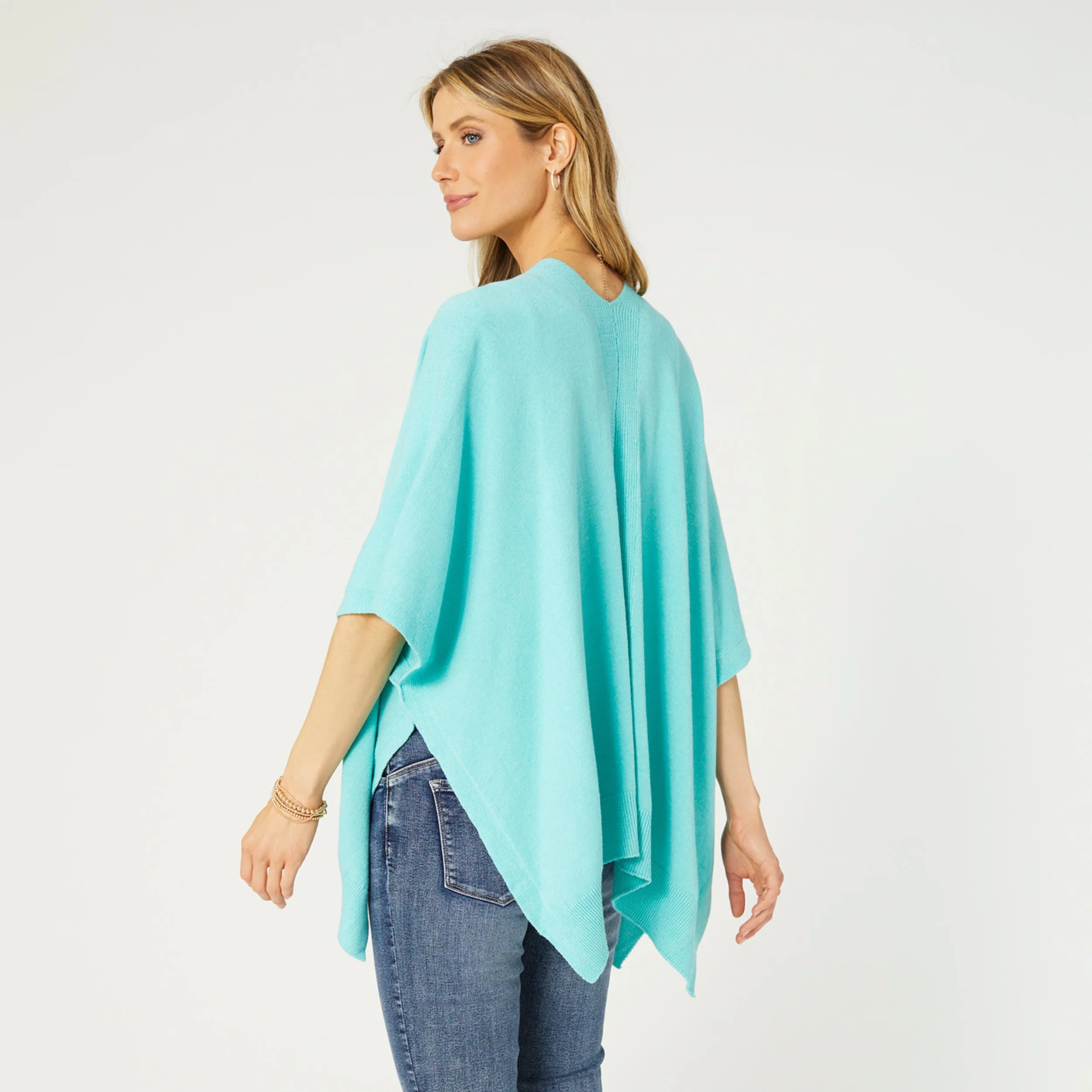 Alani Lightweight Cardigan with Pockets - Aqua