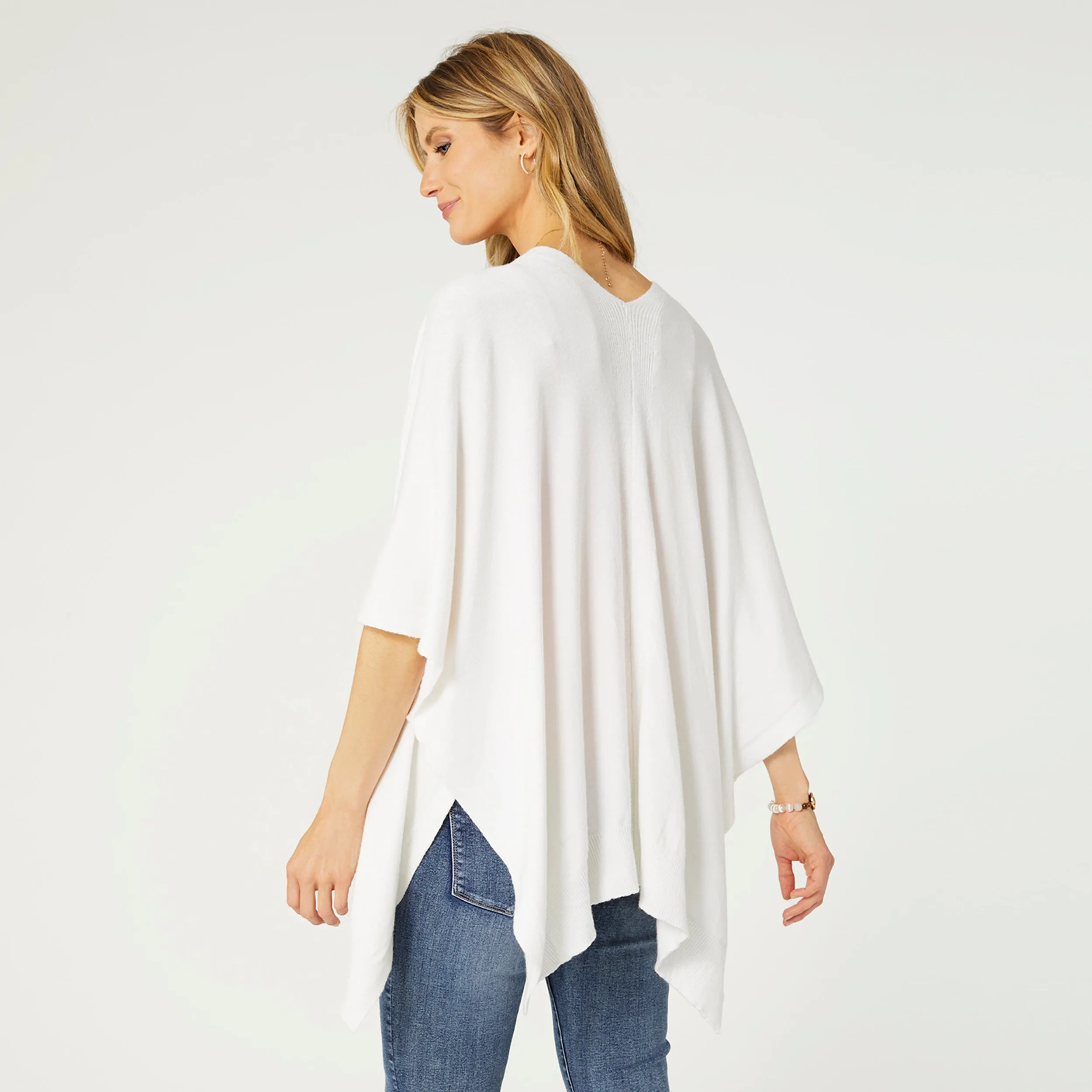 Alani Lightweight Cardigan with Pockets - Bright White