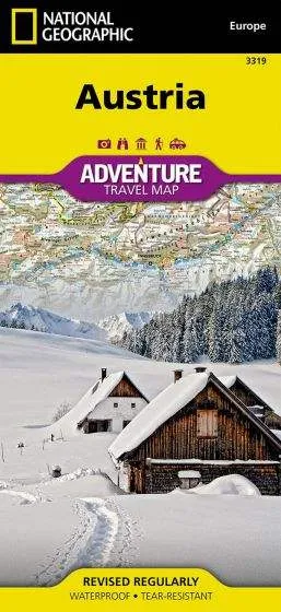 Austria Adventure Road Map (1st Edition) by National Geographic (2014)