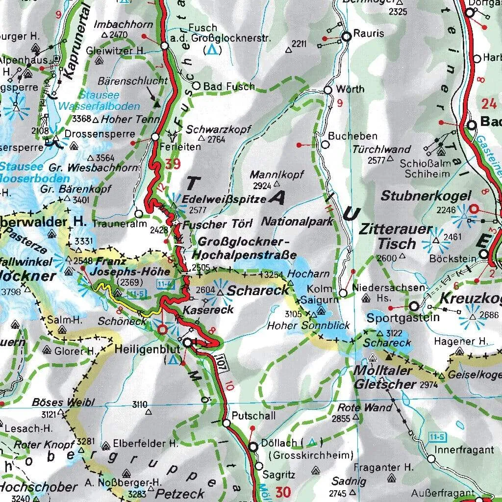 Austria Road Map 730 by Michelin (2024)