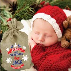 Baby's First Christmas Santa Sack