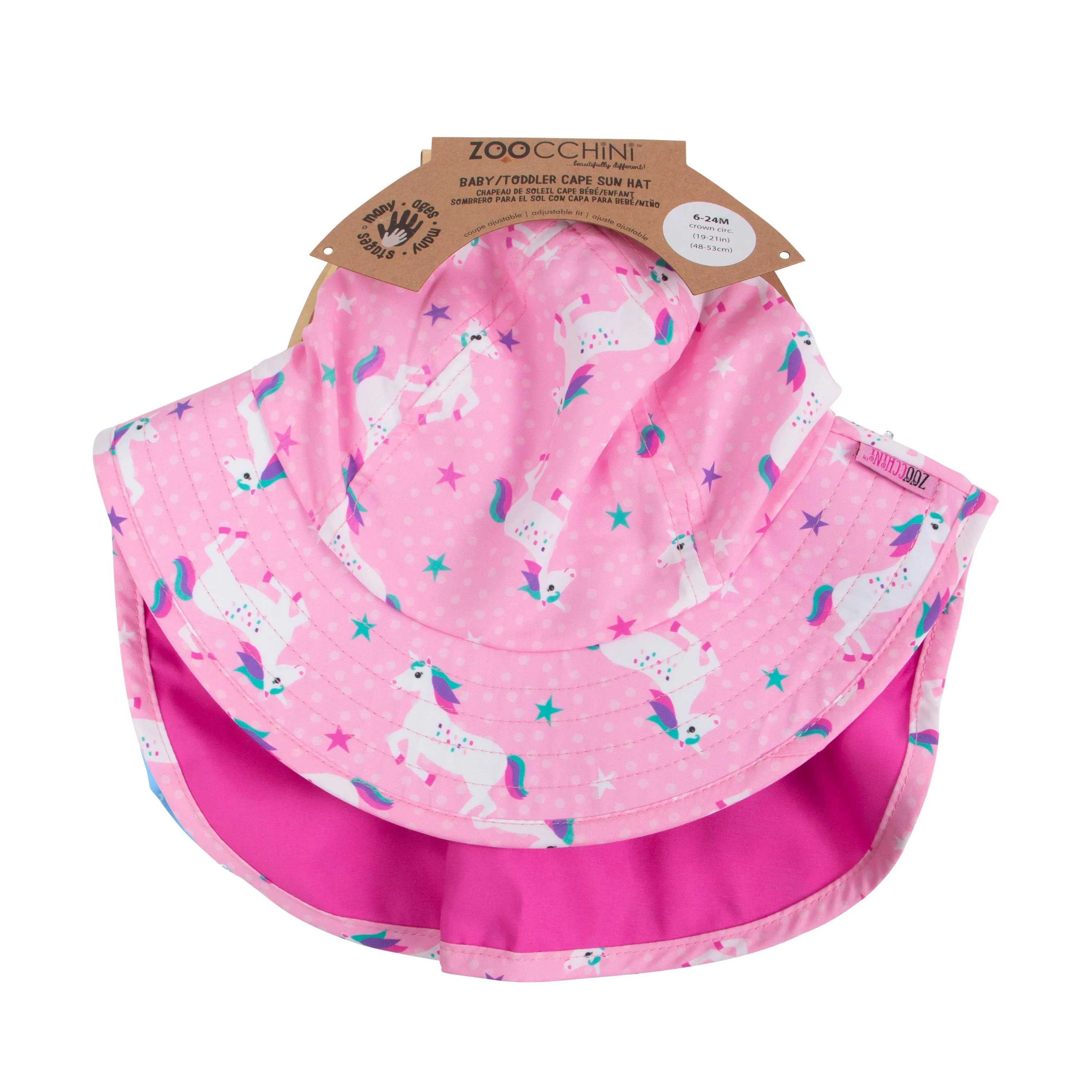 Baby/Toddler Cape Sunhat - Unicorn