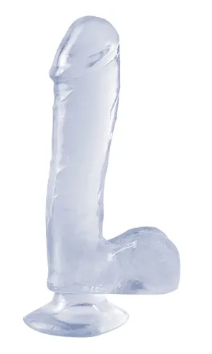 Basix 7.5 Inch Suction Cup Dildo: Soft, Flexible, and Hands-Free Fun