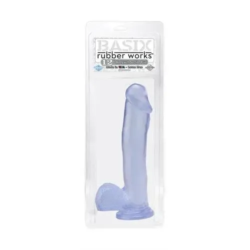 Basix Rubber Works 12 Inch Suction Cup Dong