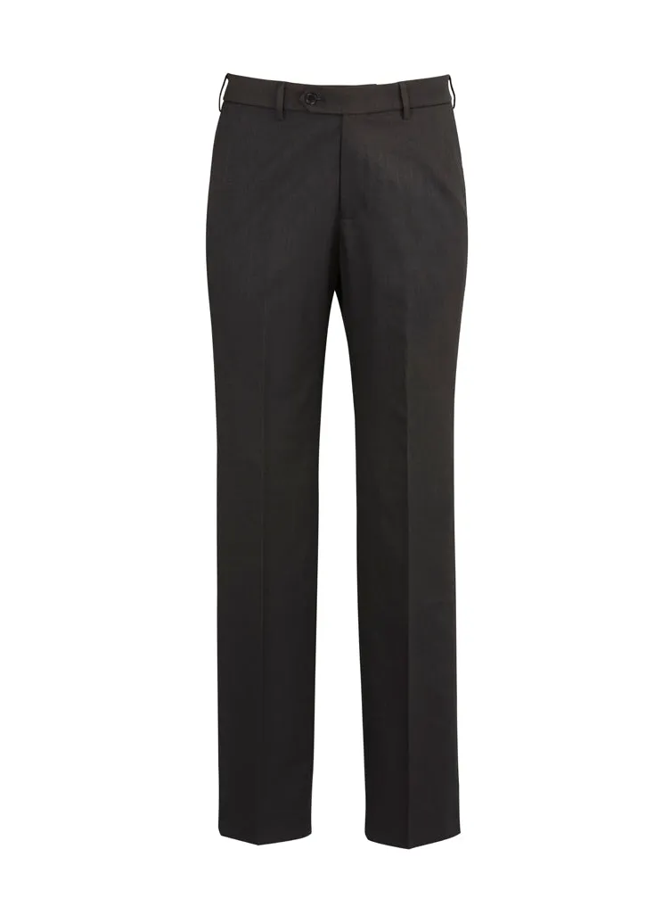 Biz Corporates Mens Cool Stretch Flat Front Pant Stout (70112S)