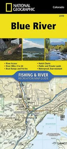 Blue River Fishing & River Recreation Map Guide 2310