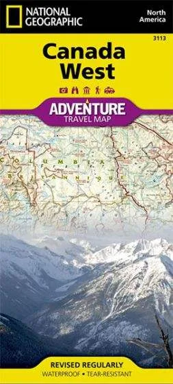 Canada West Adventure Map by National Geographic (2013)