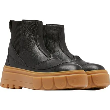 Chelsea boots Caribou X WP women's SOREL, color Black/Gum 2