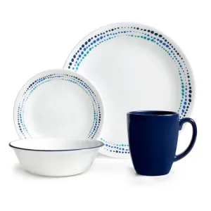 Corelle Ocean Blues 16pc Dinnerware Set