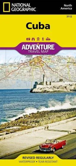 Cuba Adventure Road Map by National Geographic (2012)