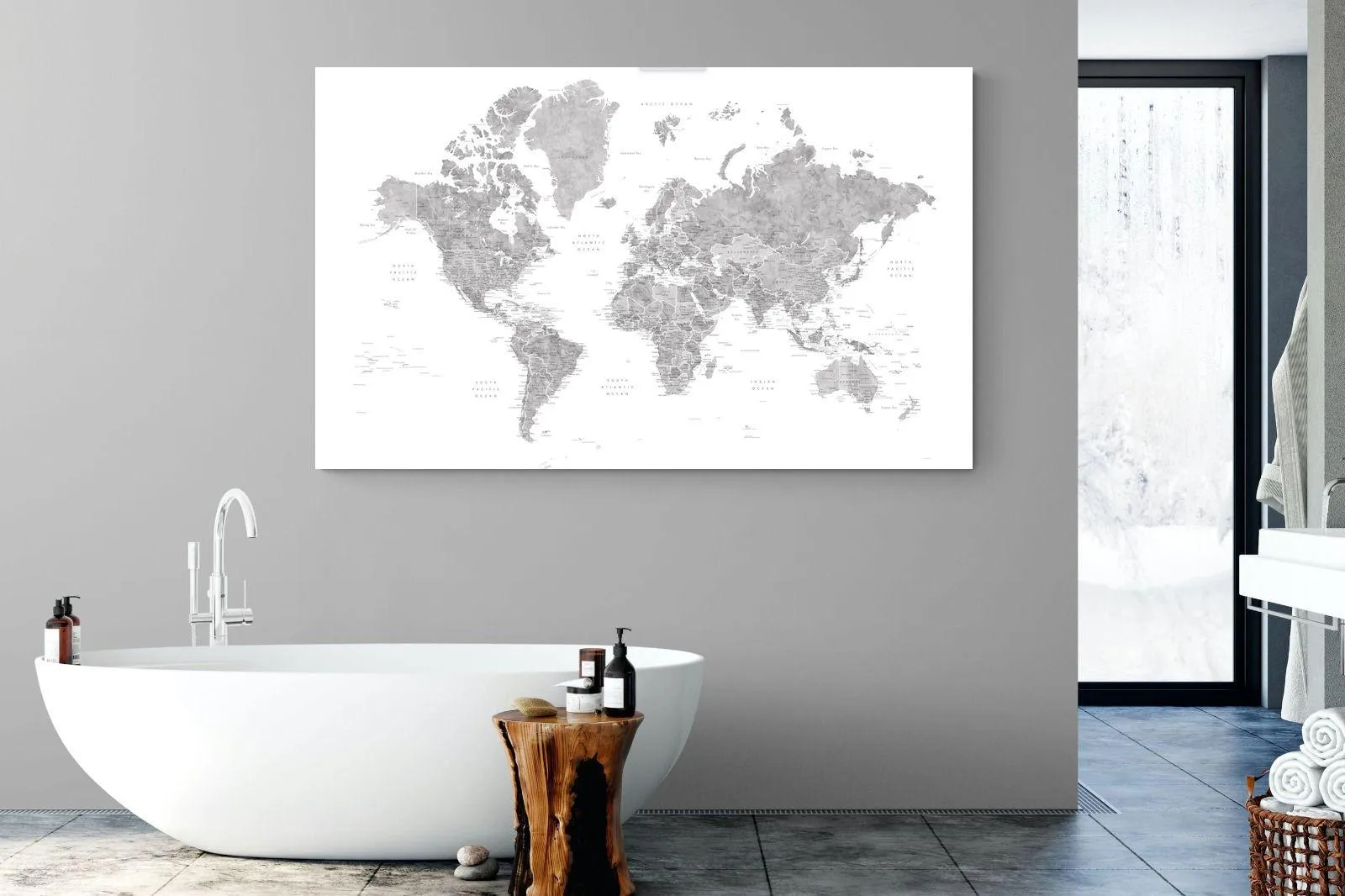 Detailed World (Grey)