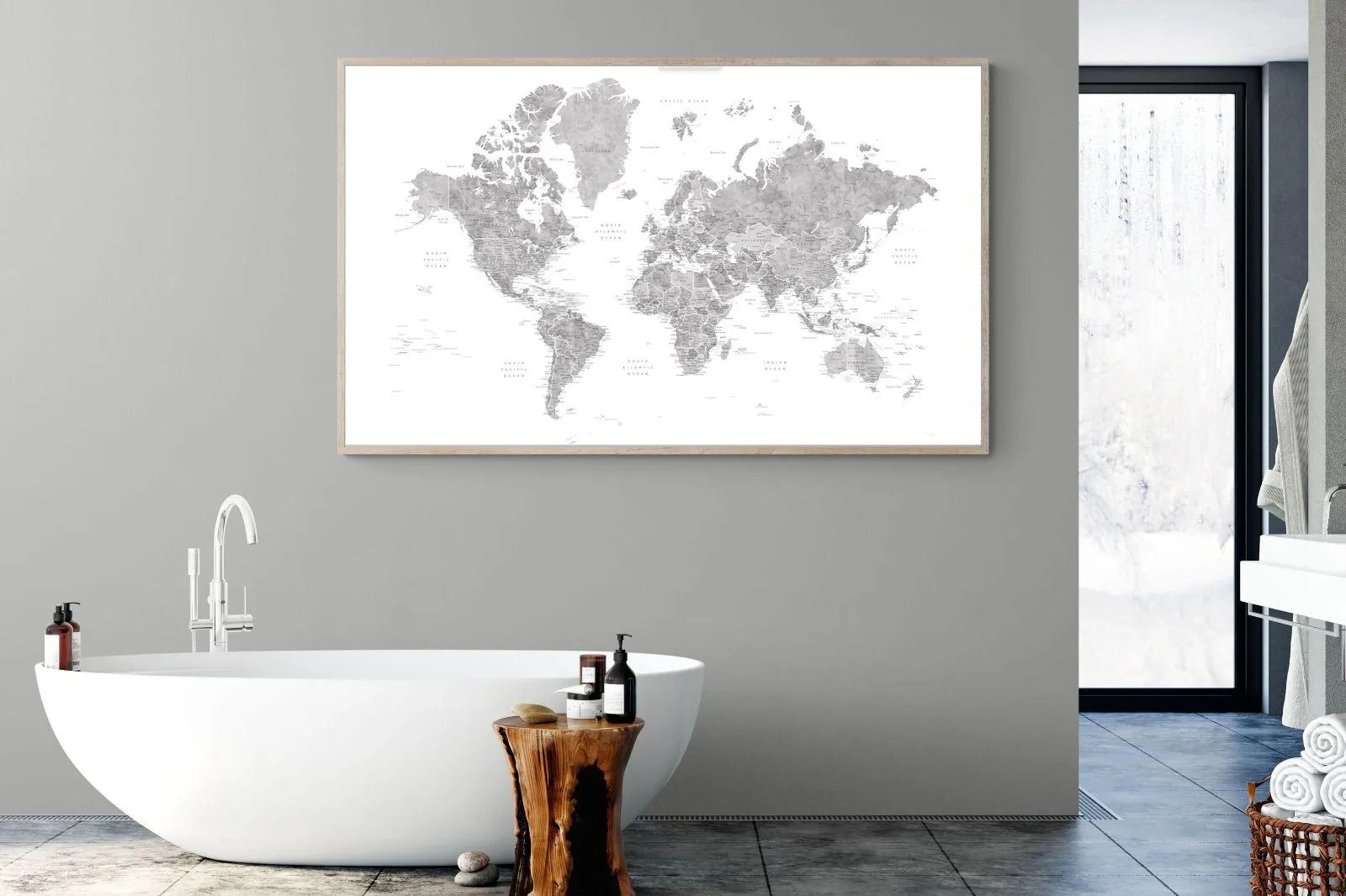 Detailed World (Grey)