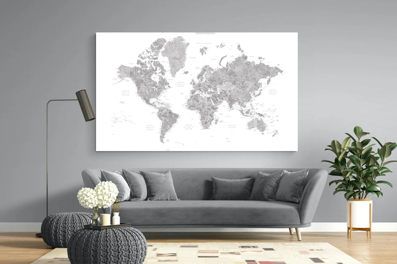 Detailed World (Grey)