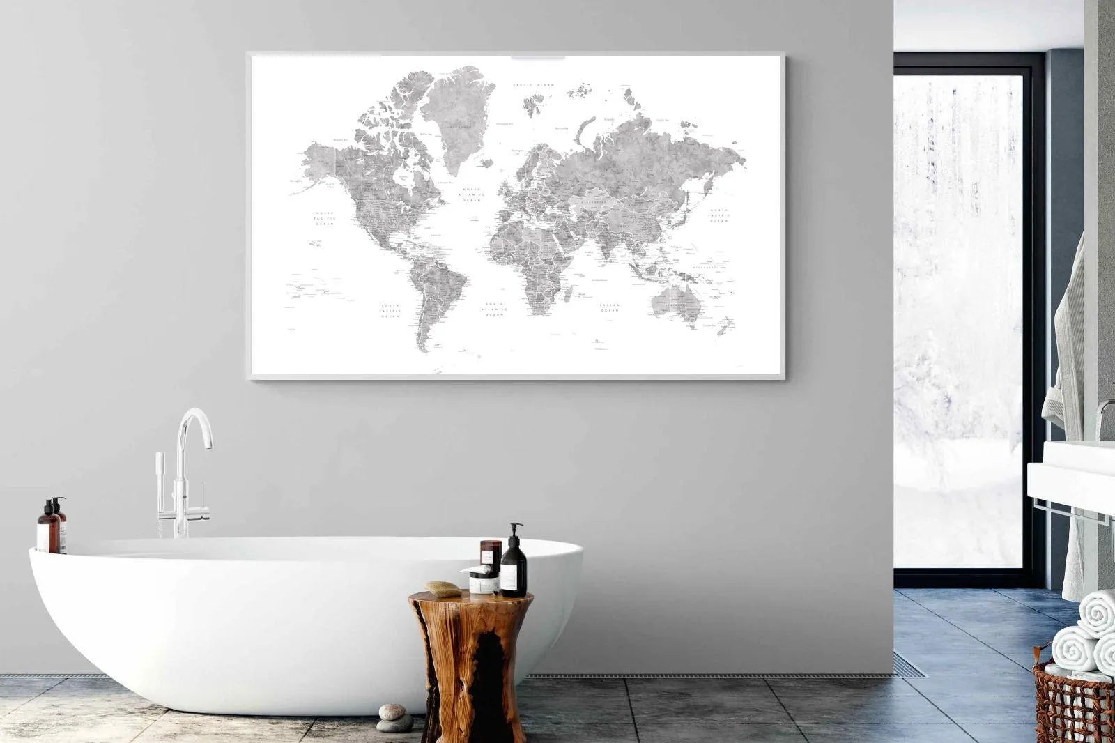 Detailed World (Grey)