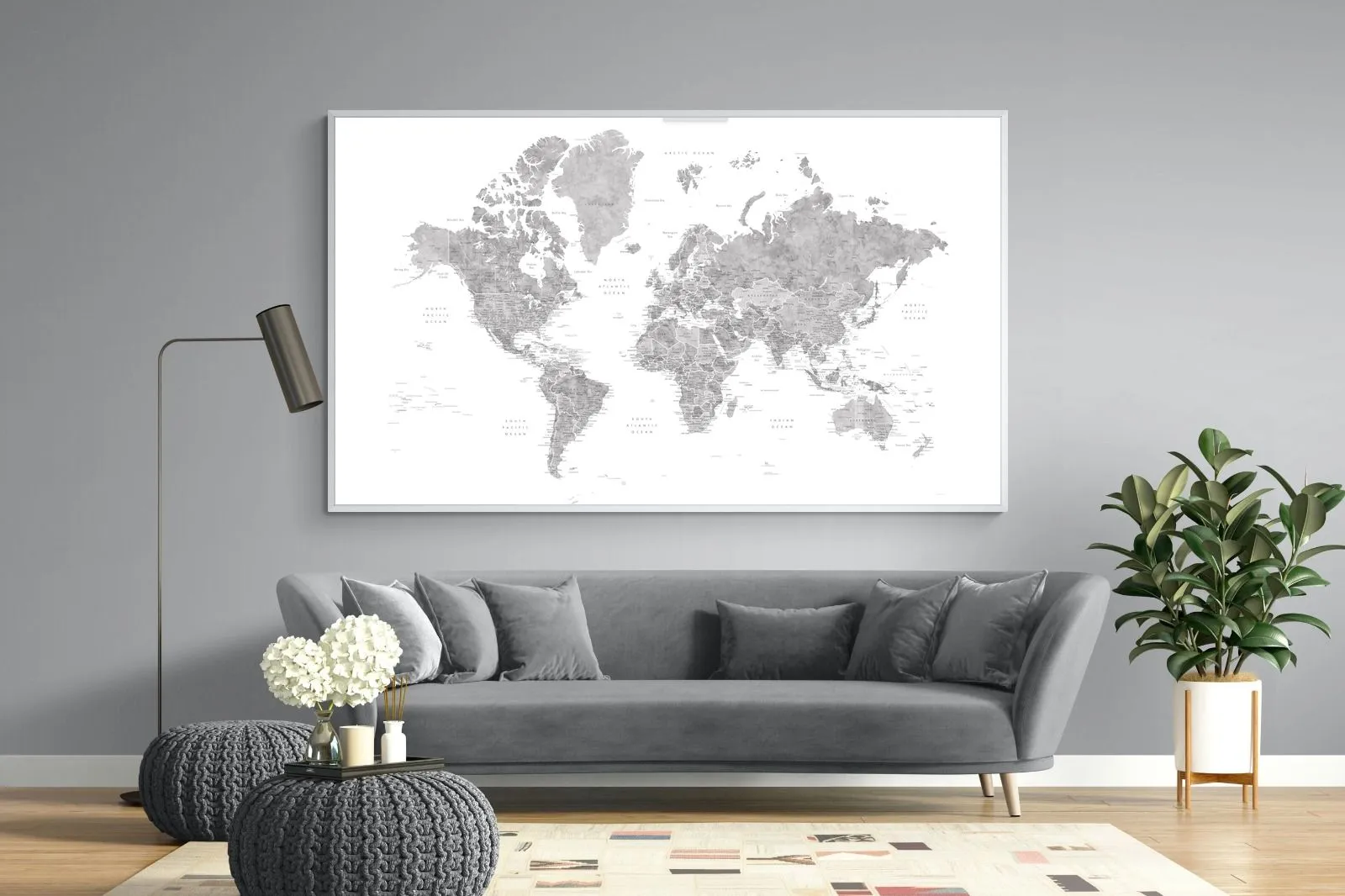 Detailed World (Grey)