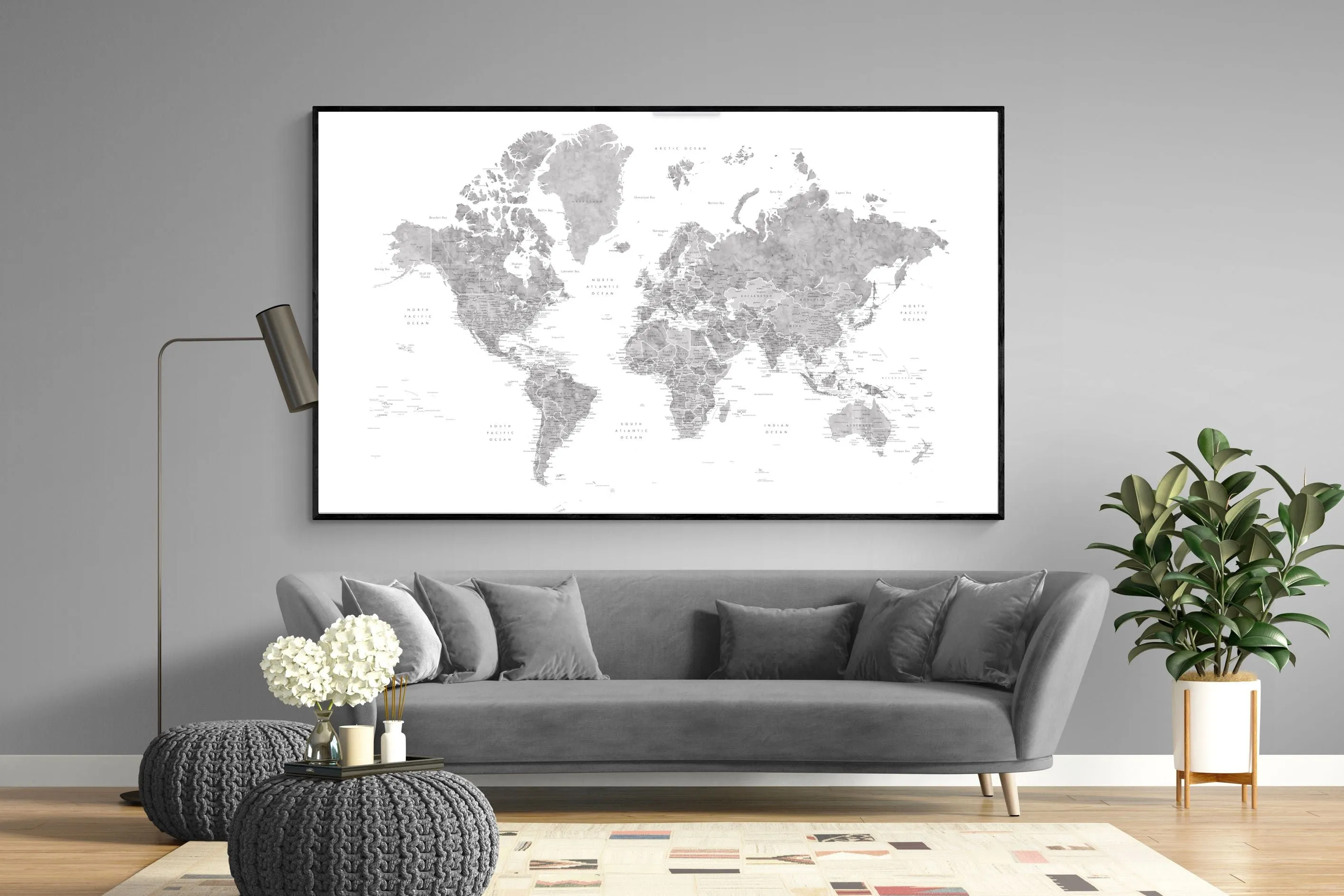 Detailed World (Grey)