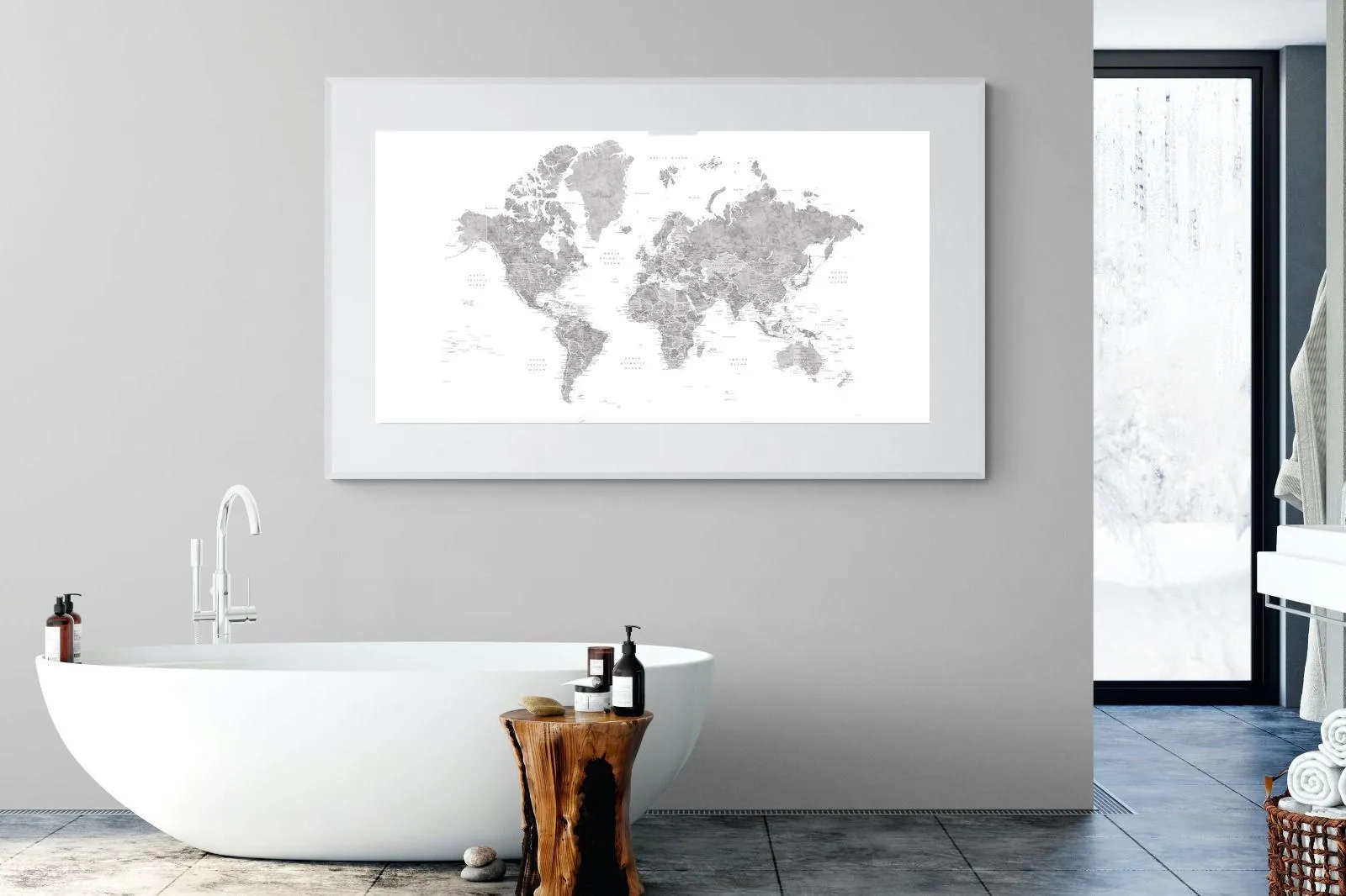 Detailed World (Grey)