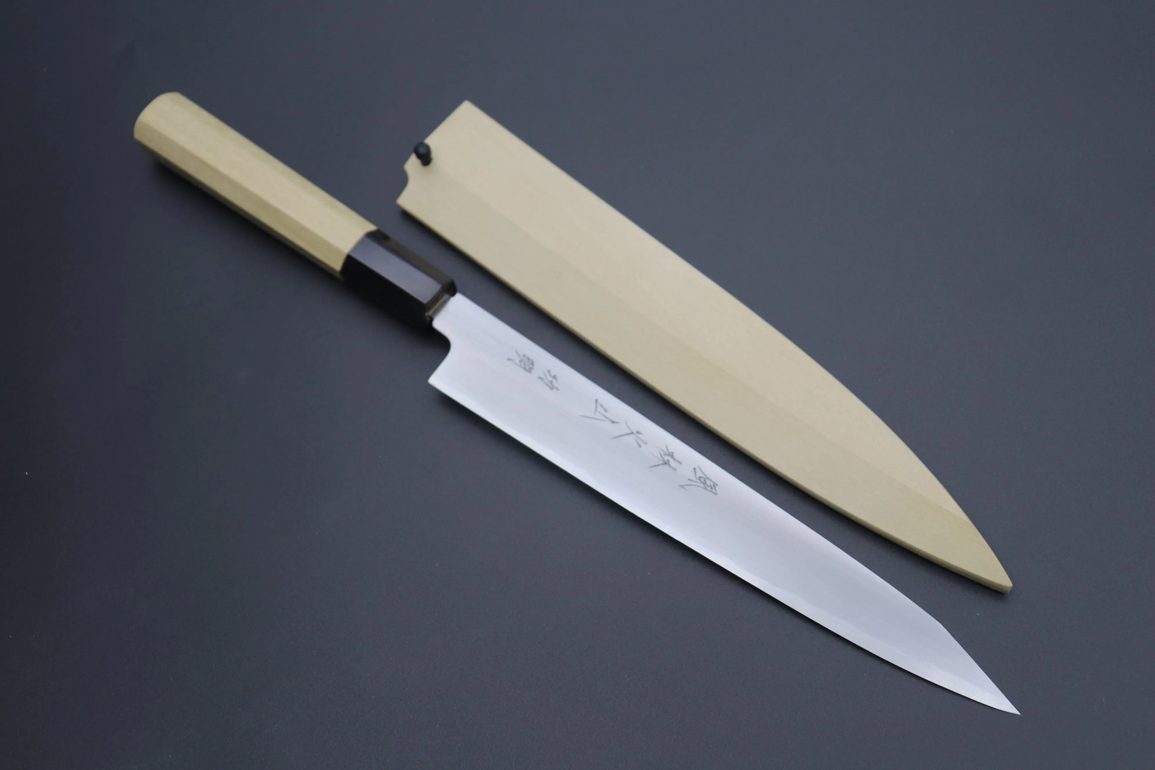 Fu-Rin-Ka-Zan White Steel No.2 Hon Kasumi Wa Series Kiritsuke-Petty Knife - 210mm (8.2 inches) - Premium Japanese Chefs Knife for Precision Cutting