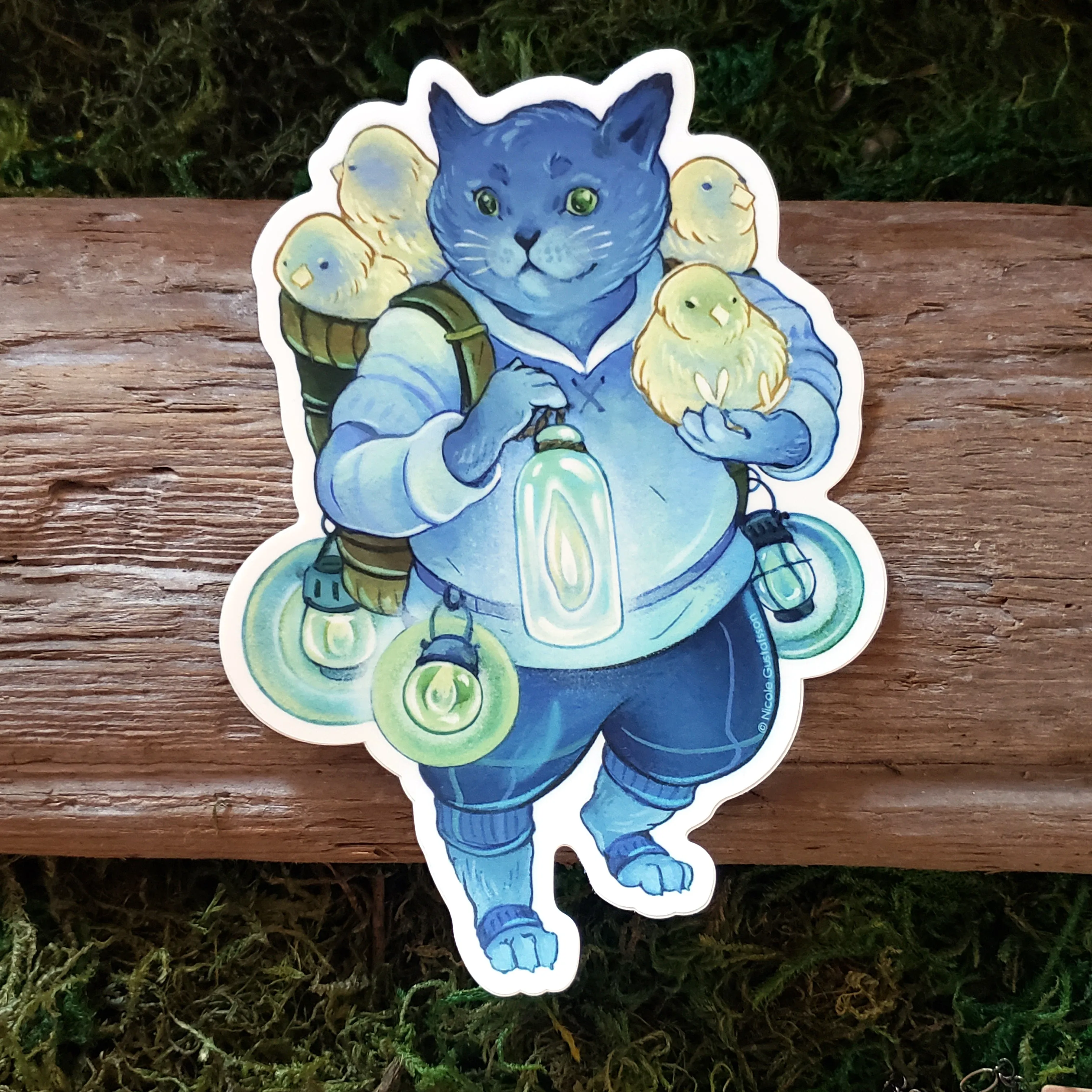 Guide Cat Vinyl Sticker