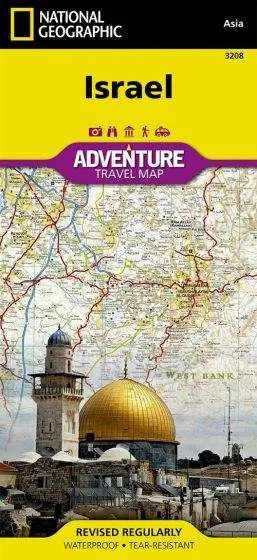 Israel Adventure Road Map by National Geographic (2012)