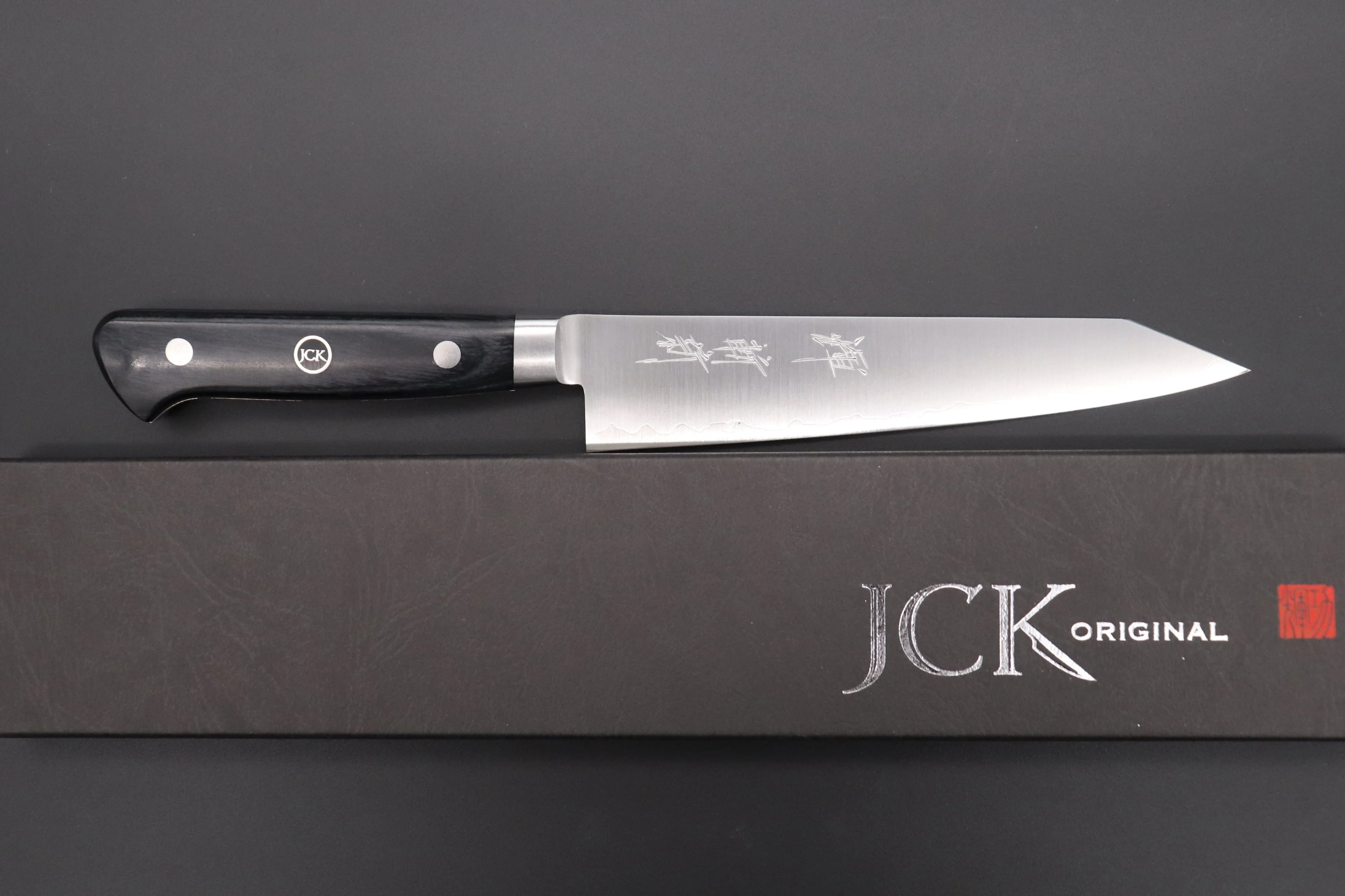 JCK Original Kagayaki NOVEL Series | R-2 Laminated KN-1 Kiritsuke Petty 145mm (5.7 Inch)