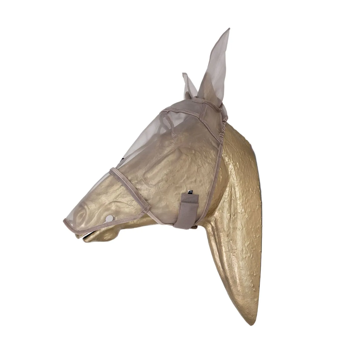 Kentucky Horsewear Fly Mask Classic with Ears and Nose - Beige