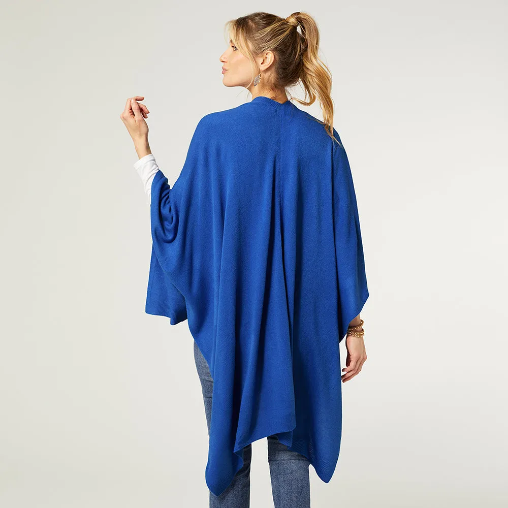 Kiara Lightweight Wrap - Classic Blue