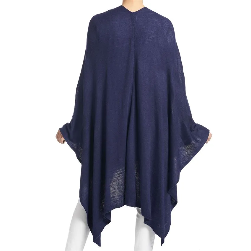 Kiara Lightweight Wrap - Navy