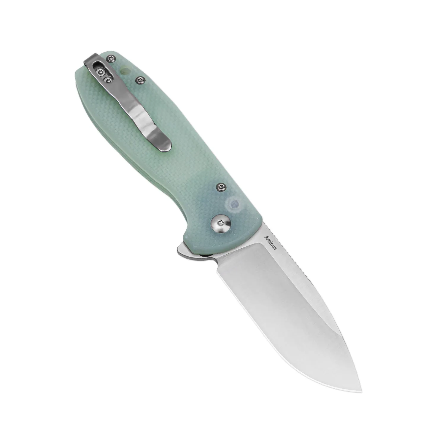 Kizer Amicus Button Lock G10 Handle L3002A2 (2.95 Satin)