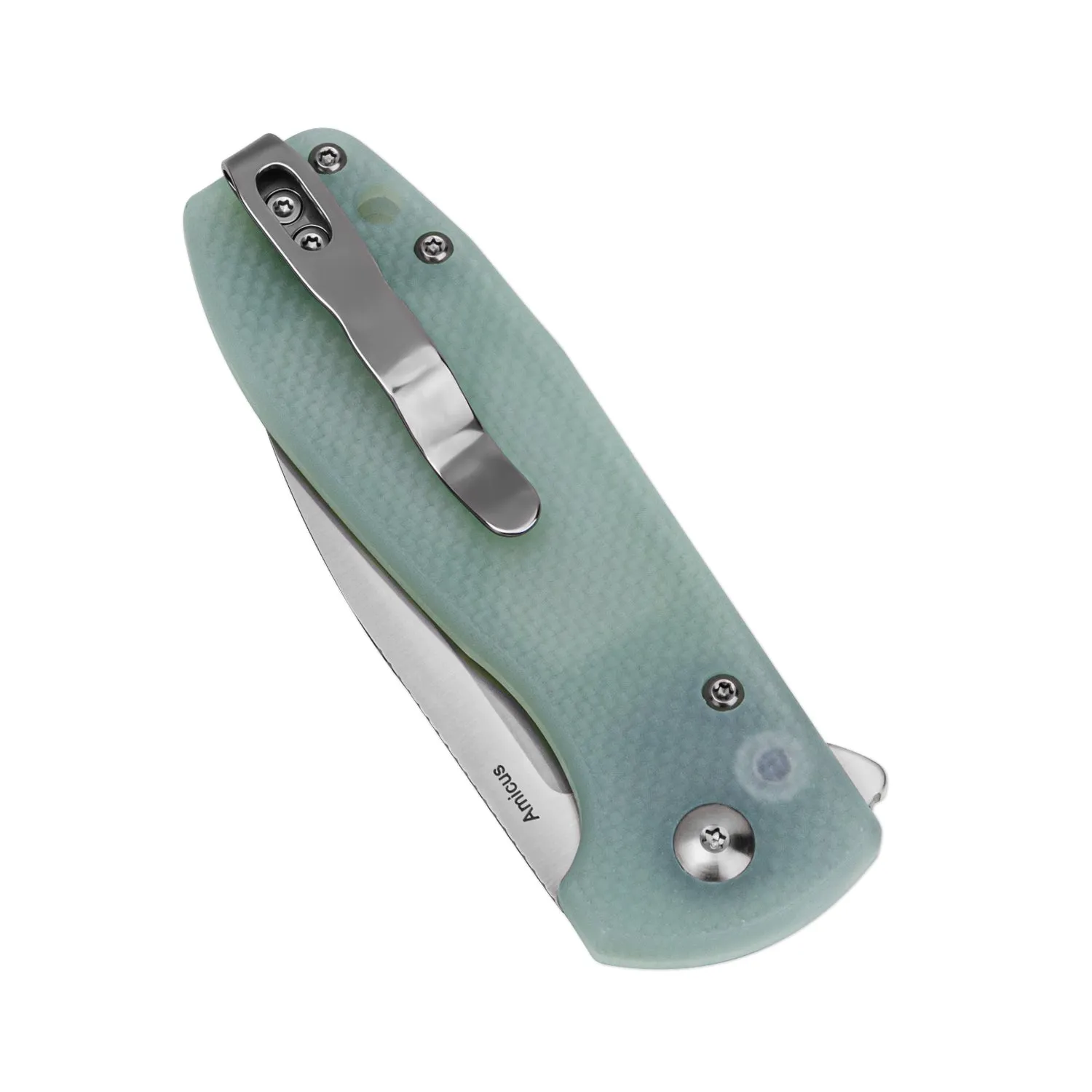 Kizer Amicus Button Lock G10 Handle L3002A2 (2.95 Satin)