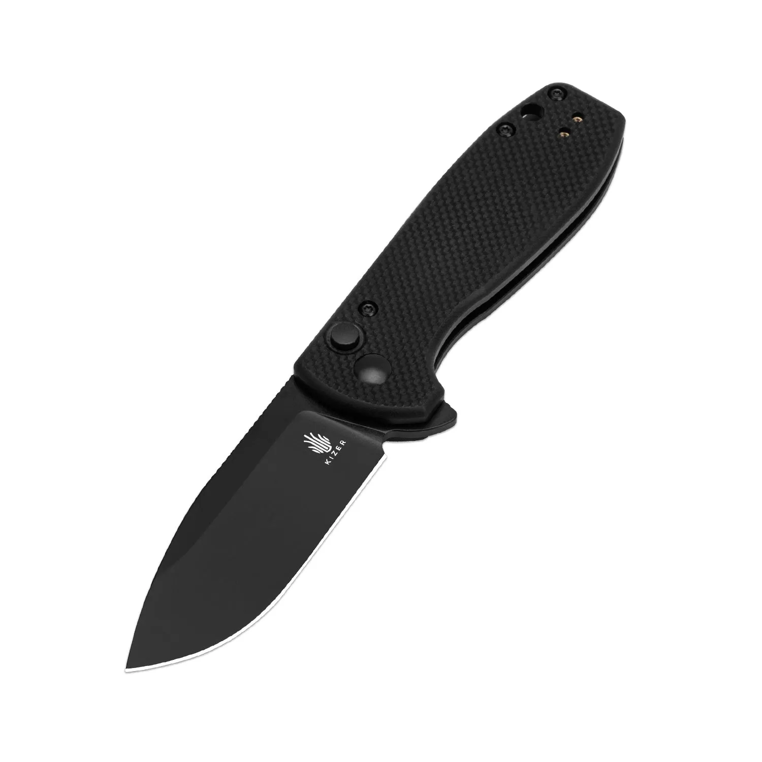 Kizer Amicus Drop Point Blade G10 Handle L3002A1 (2.95 Black)