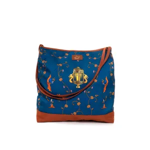 Lantern Grace Tote Bag - Blue