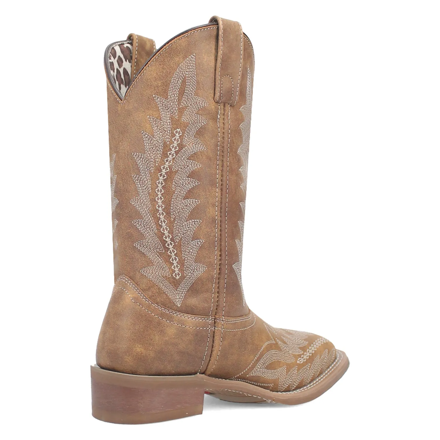 Laredo Womens Cheyenne Tan Leather Cowboy Boots