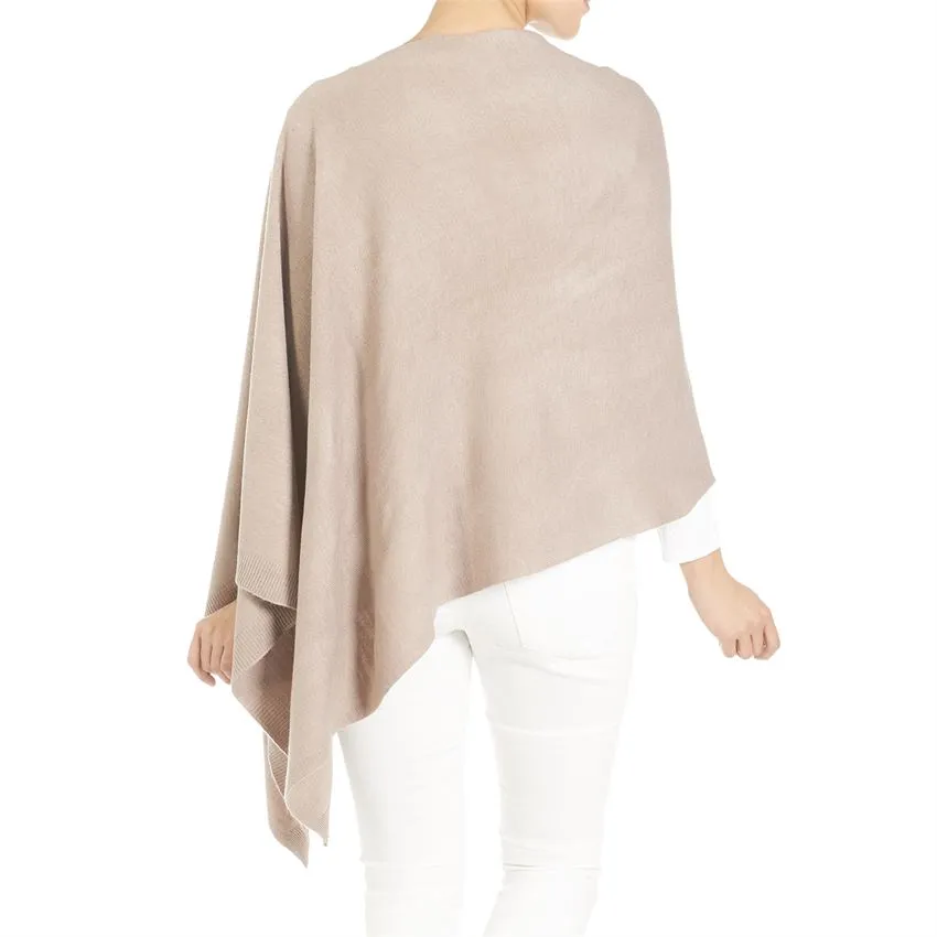 Lightweight Poncho - Stone