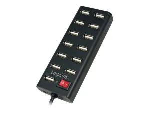 Logilink Usb 2.0 Hub 13-Port With On/Off Switch - Hub - 13 Ports