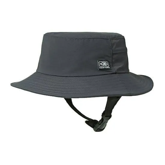 Ocean & Earth Mens Bingin Soft Peak Surf Hat Black