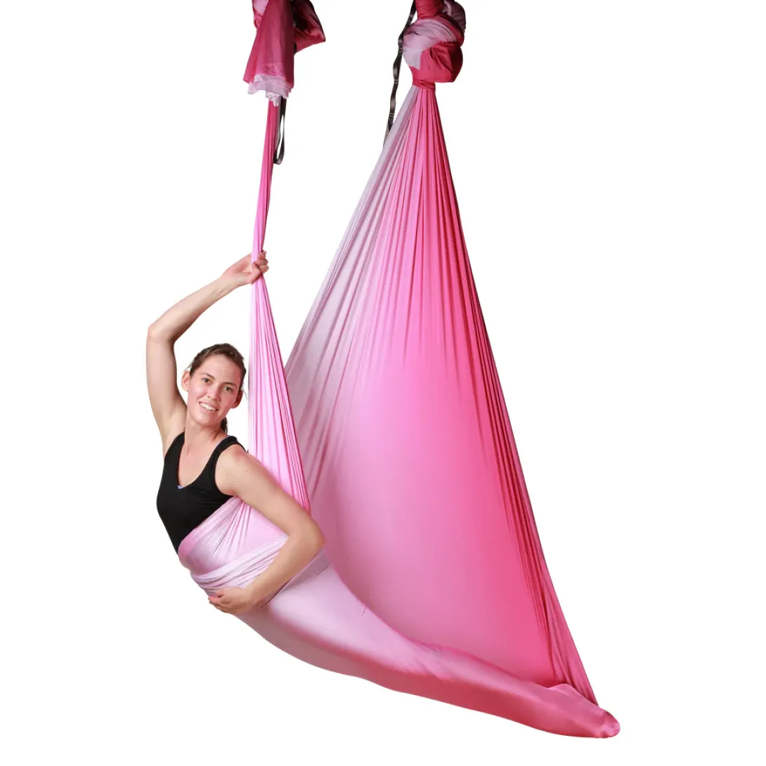 Ombre Aerial Yoga Hammock Set with Rigging Equipment