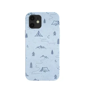 Powder Blue Camp Nights iPhone 12/ iPhone 12 Pro Case