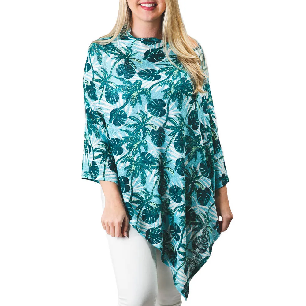 Printed Emily Poncho Spring