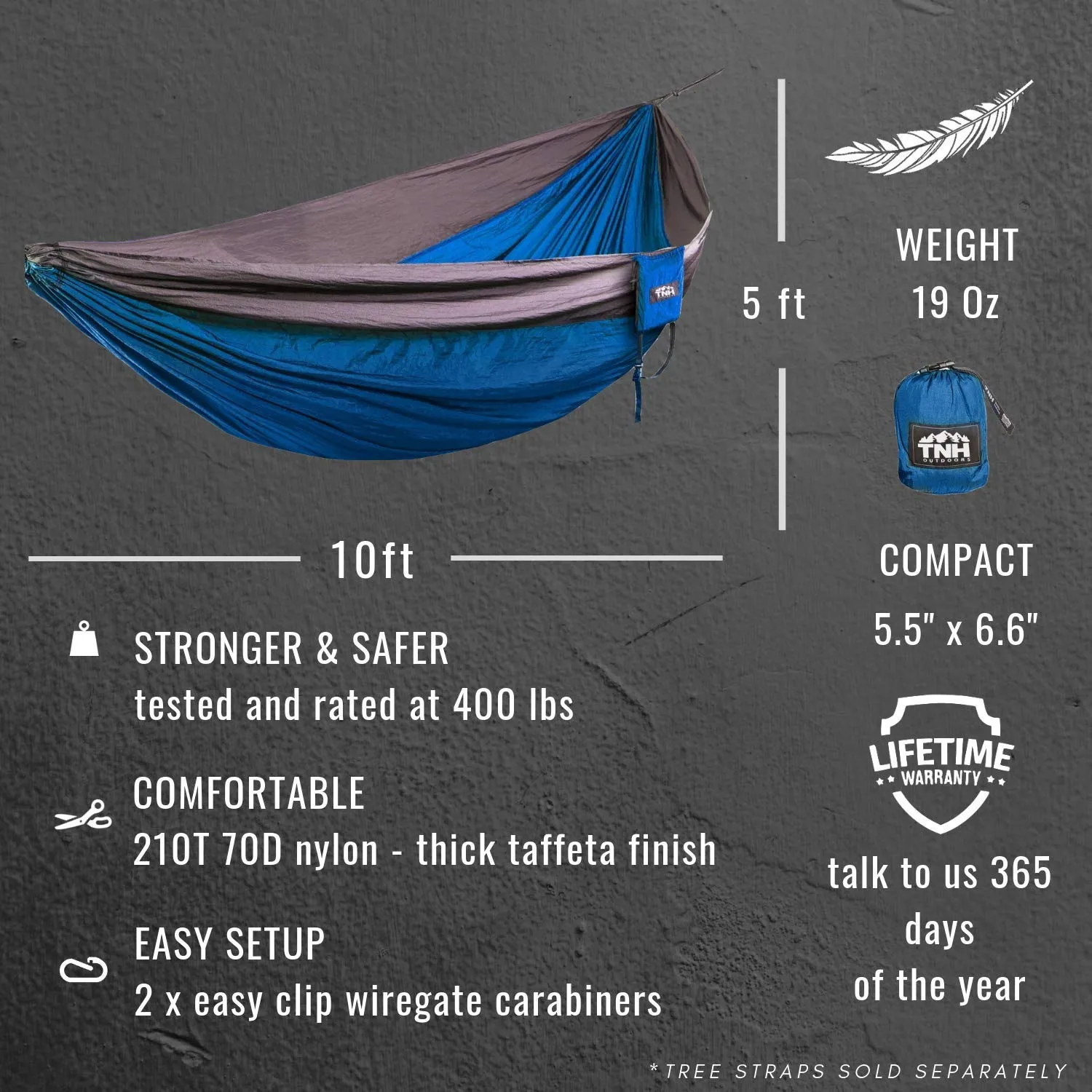 Rakaia Designs Single Camping Hammocks - TNH Outdoors