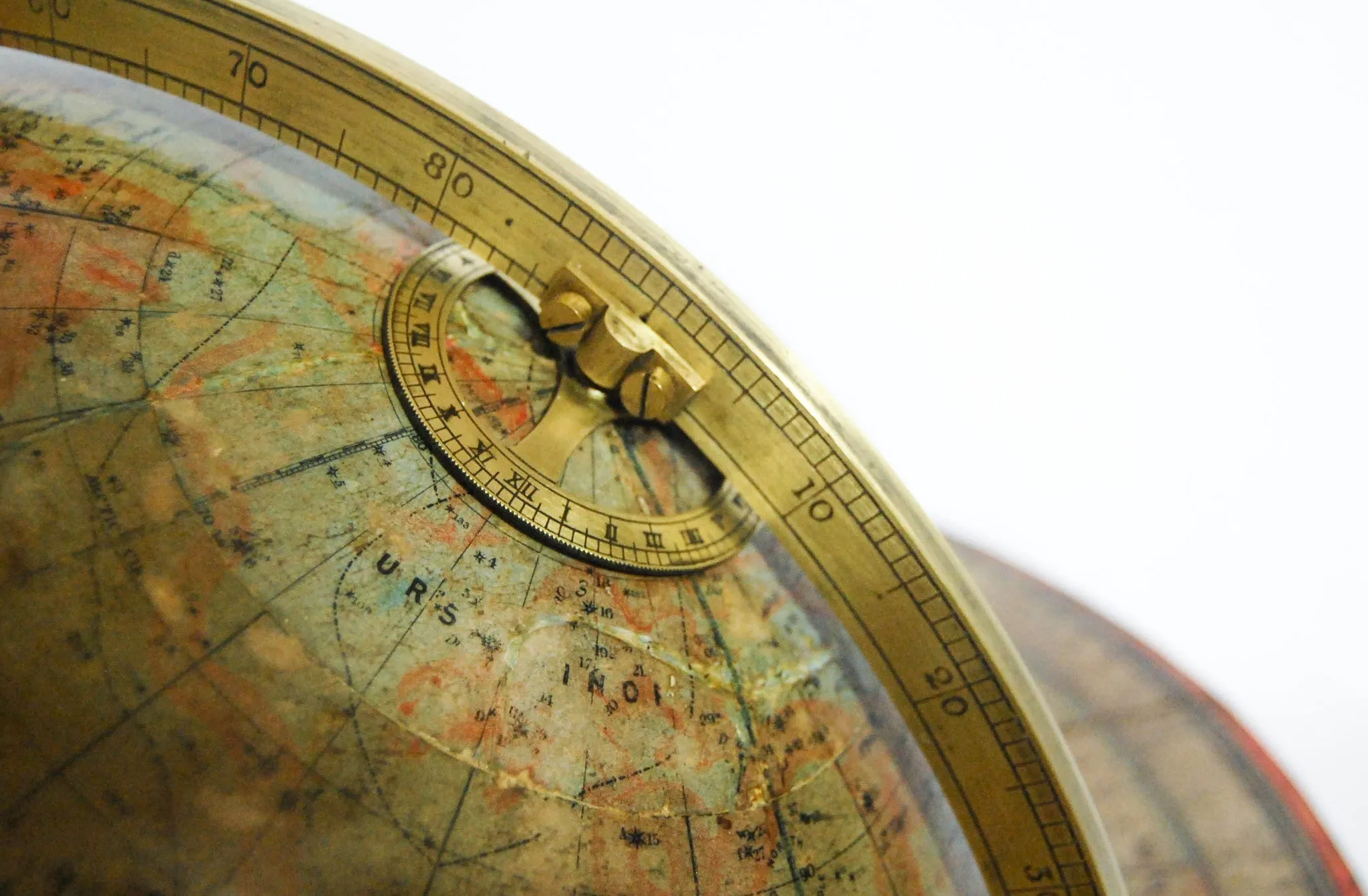 Rare Twelve Inch Tabletop Celestial Globe on Stand by Thomas Malby & Co