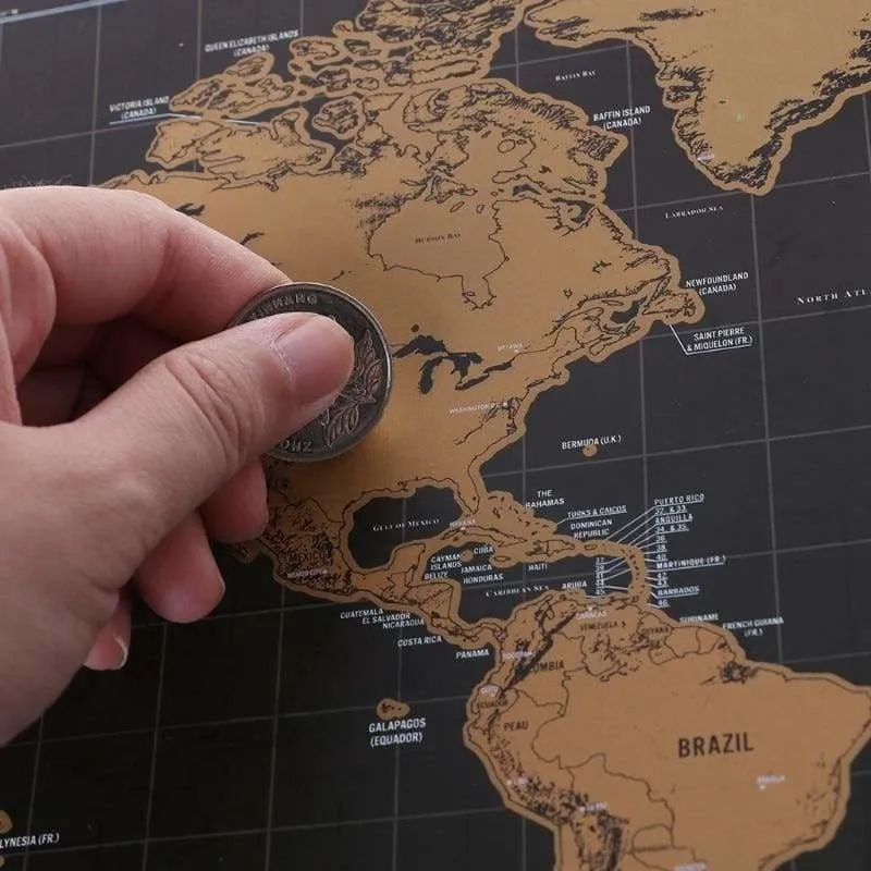 Scratch Off  World Map