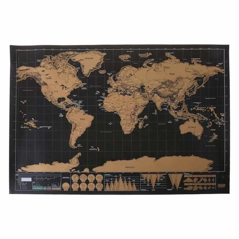 Scratch Off  World Map