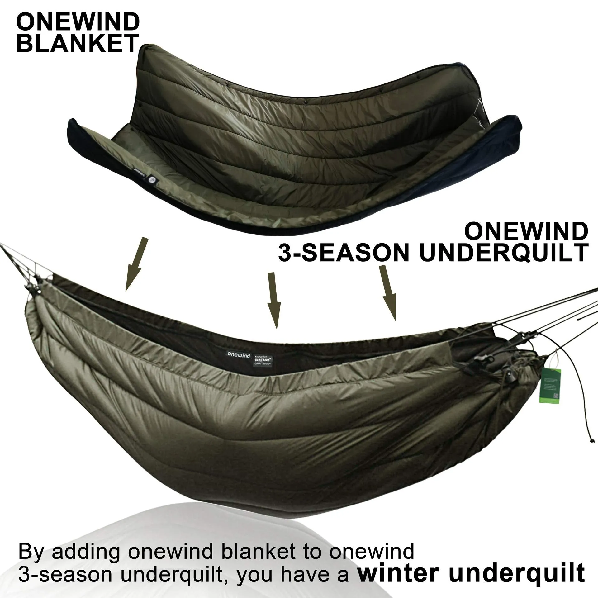 Underquilt for Hammock Camping - onewind