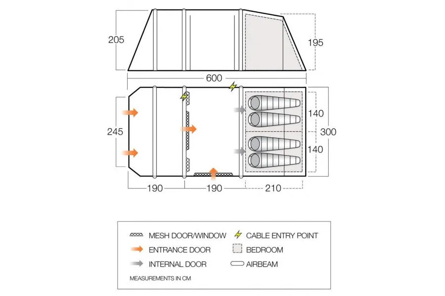 Vango Joro Air 450 Tent